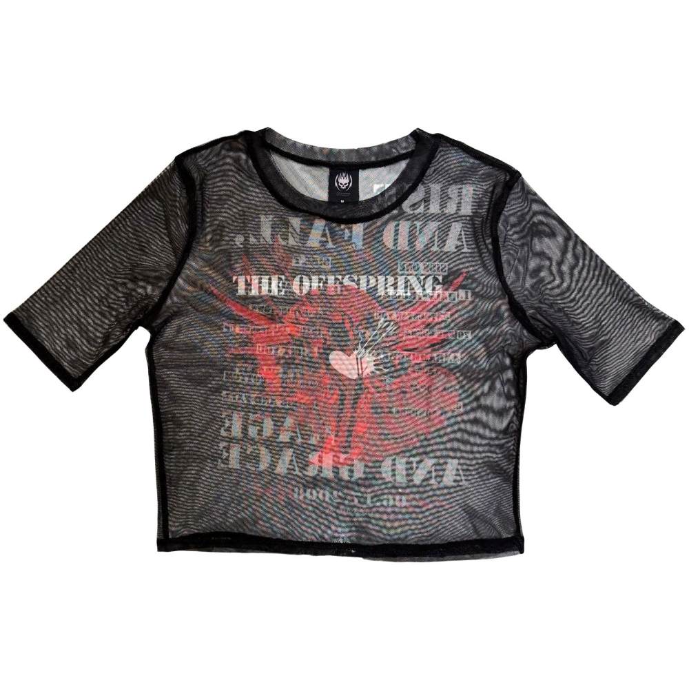 The Offspring - Rise & Fall Crop top - Black